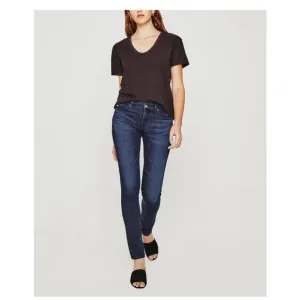 • Ag Adriano Goldschmied • Women’s The Prima Mid Rise Cigarette Leg Jeans Blue