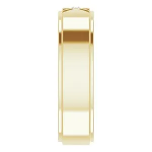 .03 CT Natural Diamond Accented Band 124688 - 6 mm