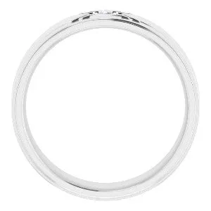 .03 CT Natural Diamond Accented Band 124688 - 6 mm