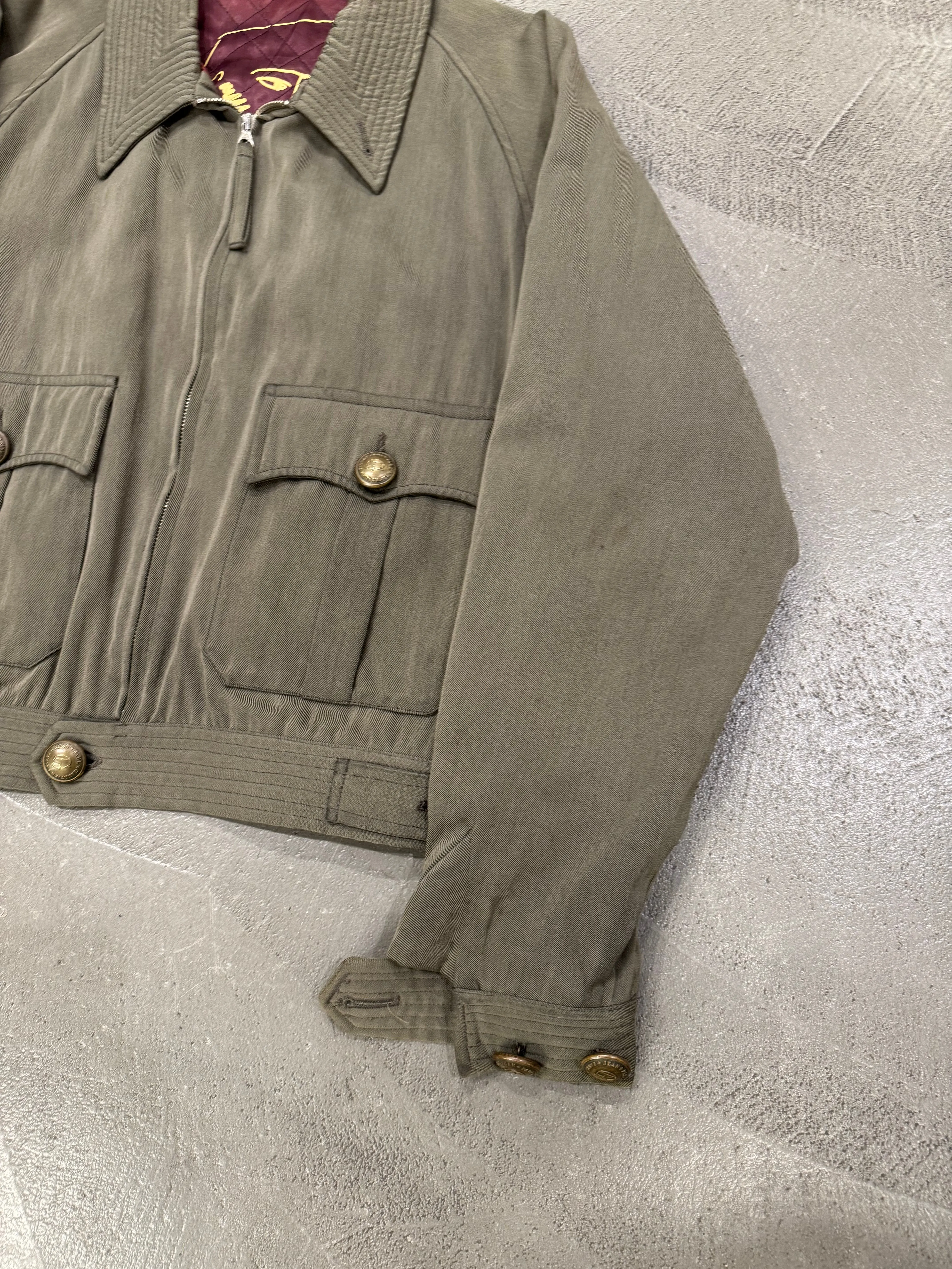 1980s Jeans Paul Gaultier cropped cargo bomber jacket