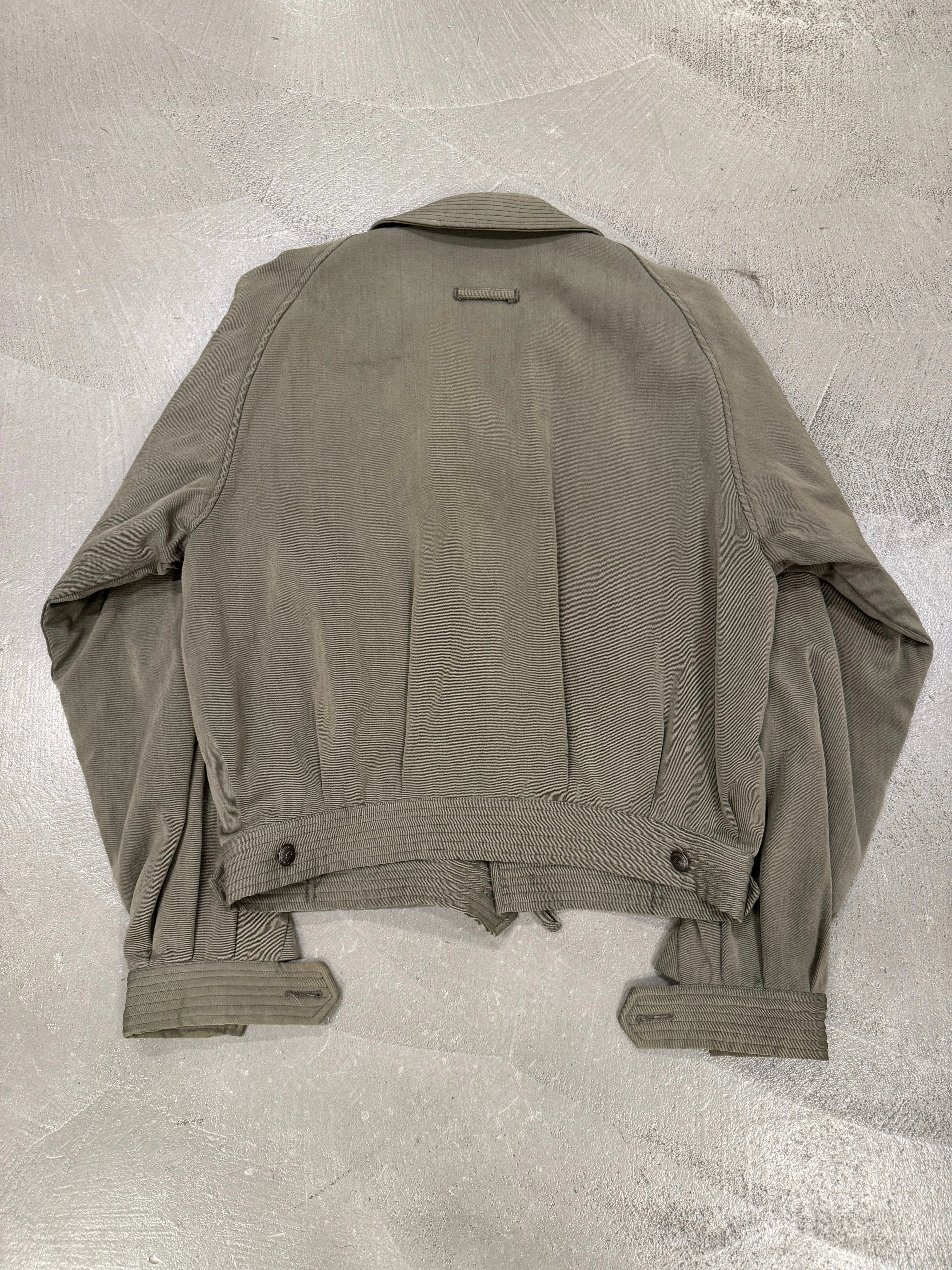 1980s Jeans Paul Gaultier cropped cargo bomber jacket