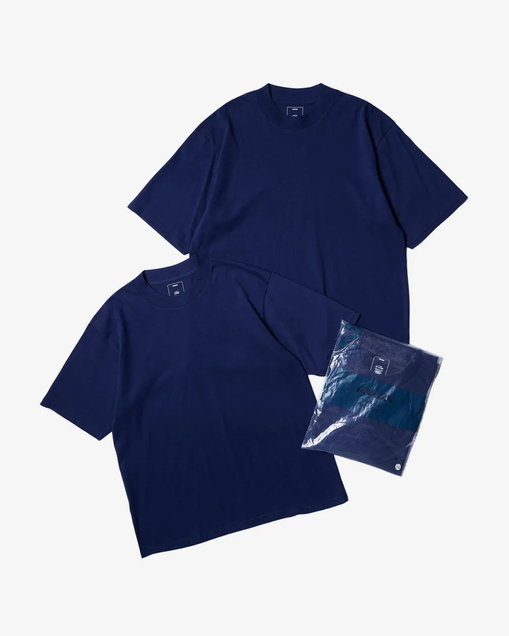 2 Pack Blank T-Shirt Super Soft - Navy