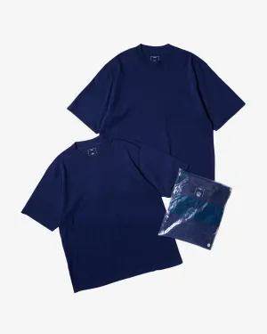 2 Pack Blank T-Shirt Super Soft - Navy