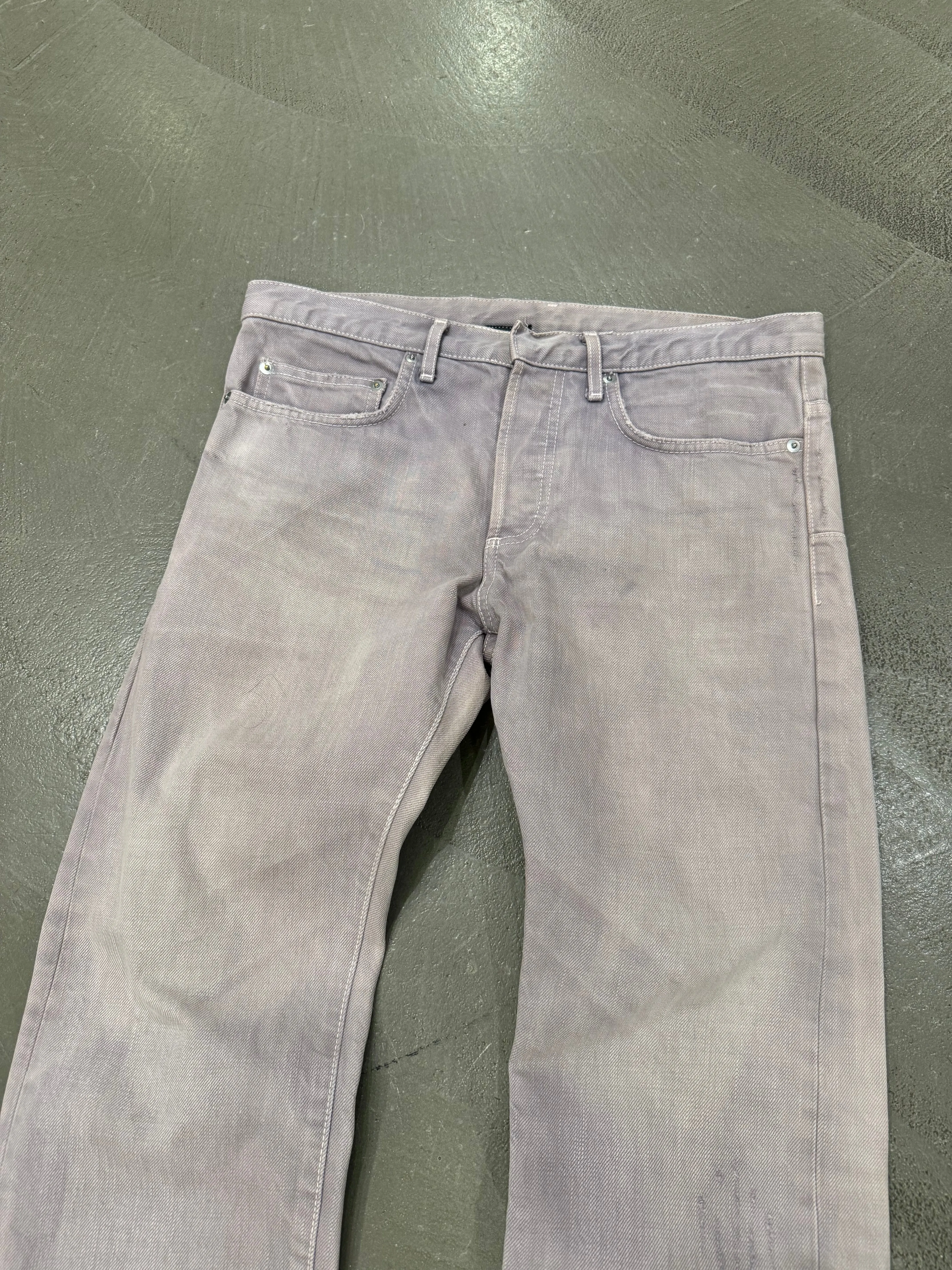 2000s Dior by Hedi Slimane faded jeans