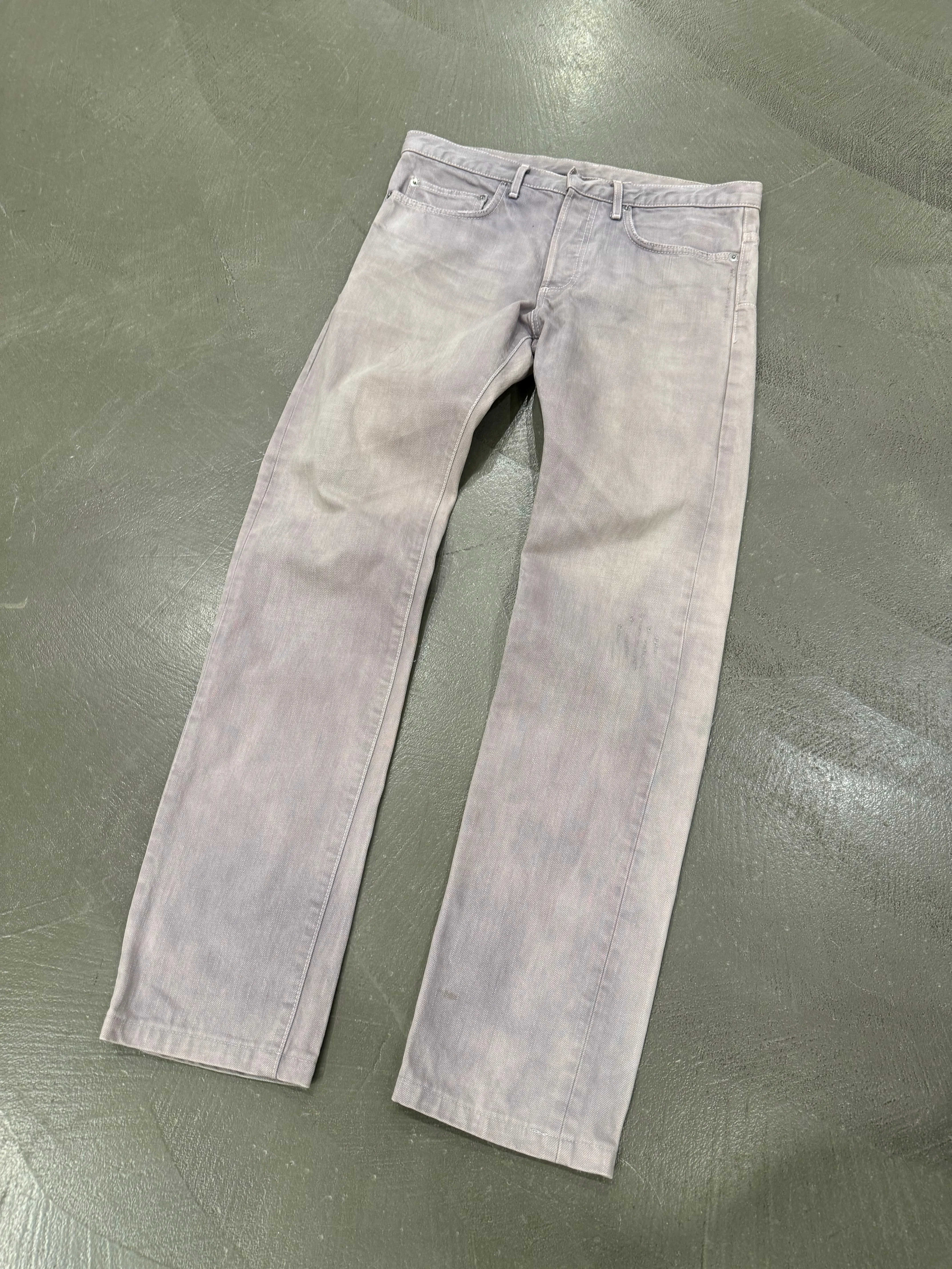 2000s Dior by Hedi Slimane faded jeans