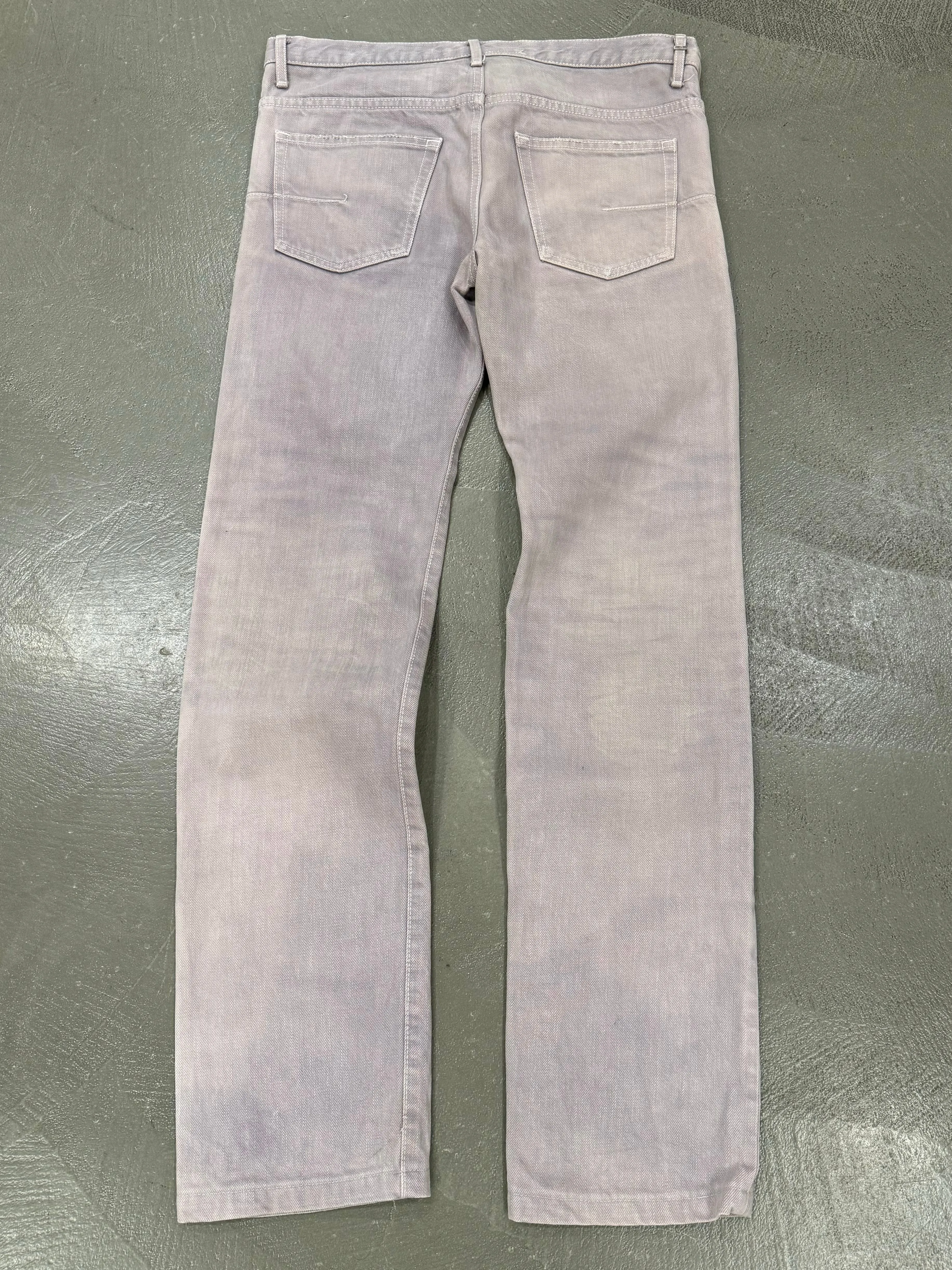 2000s Dior by Hedi Slimane faded jeans