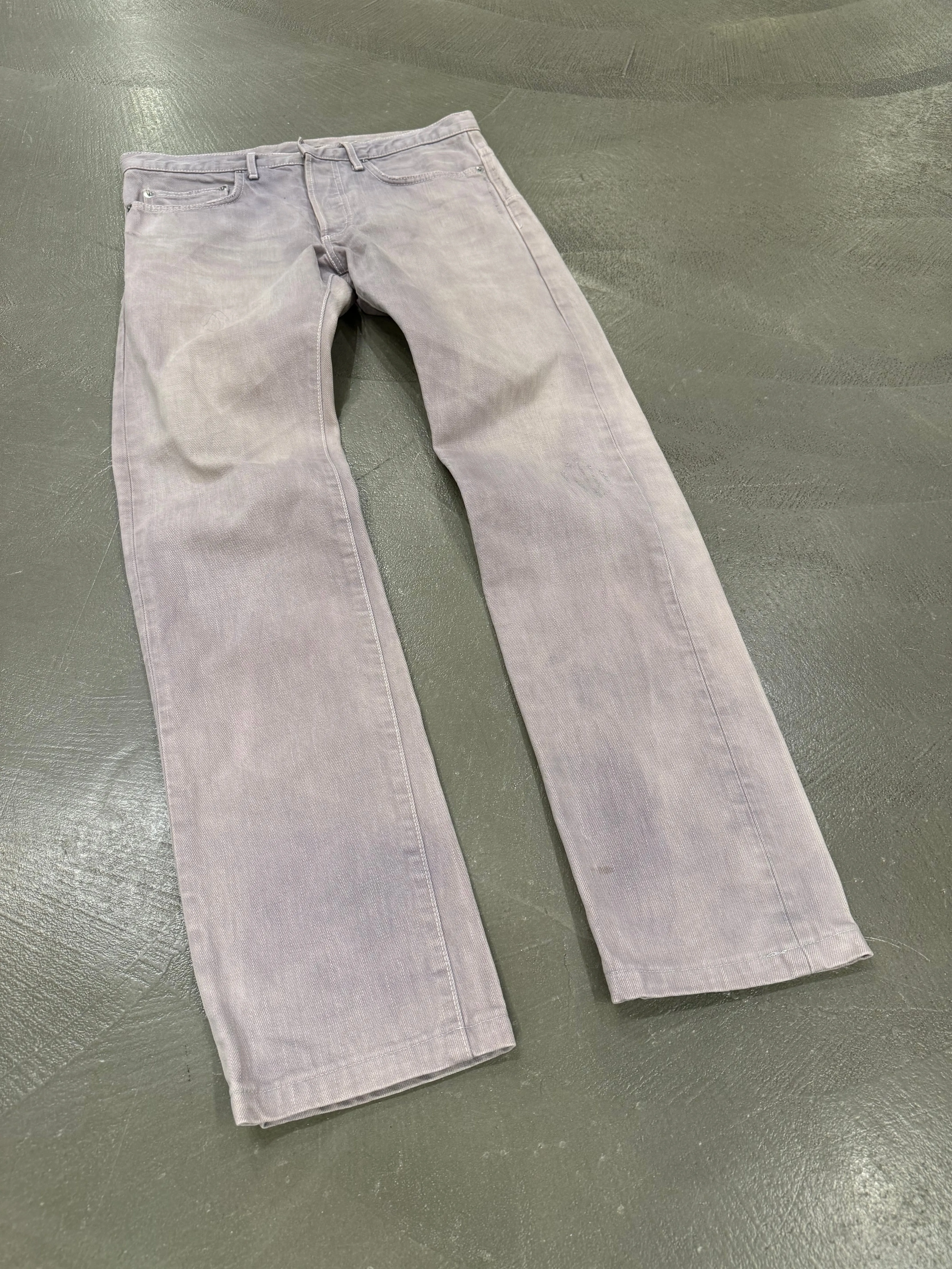 2000s Dior by Hedi Slimane faded jeans