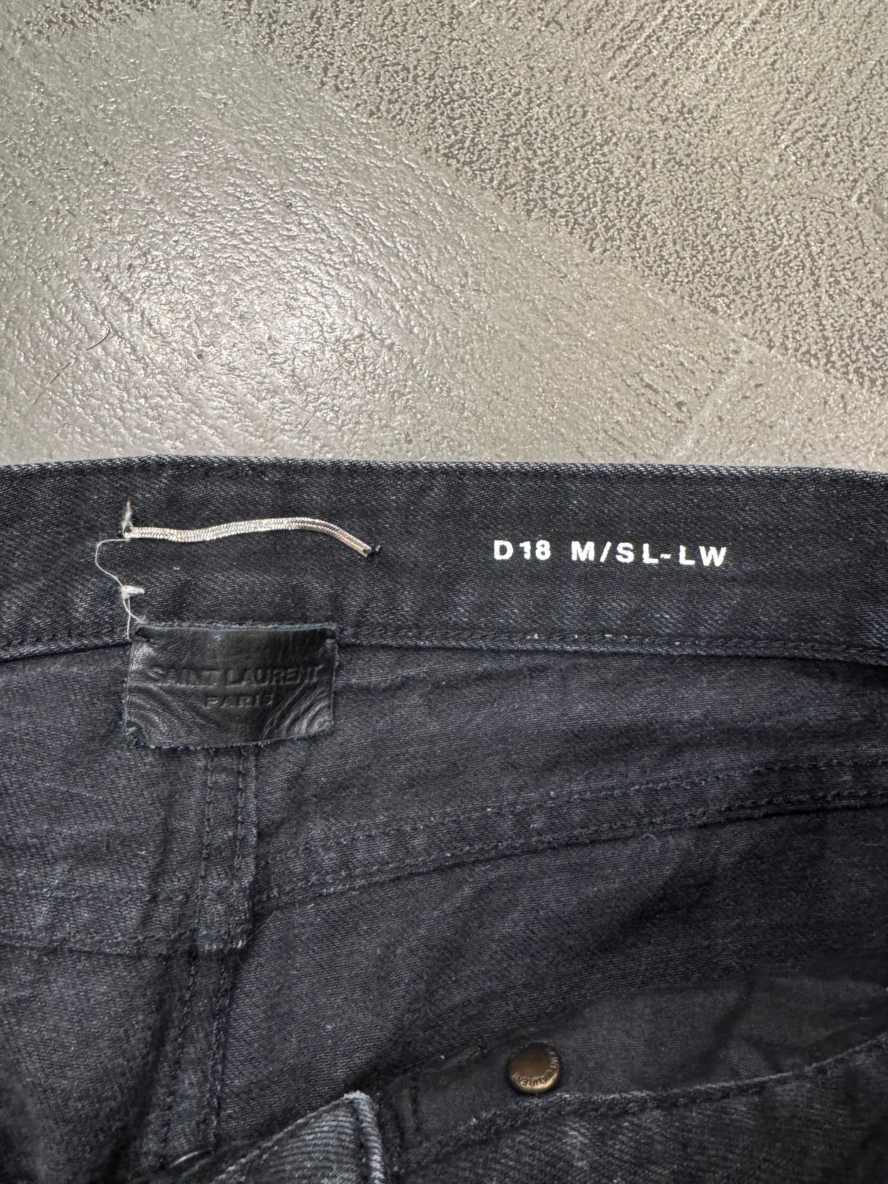 2018 Saint Laurent slim denim