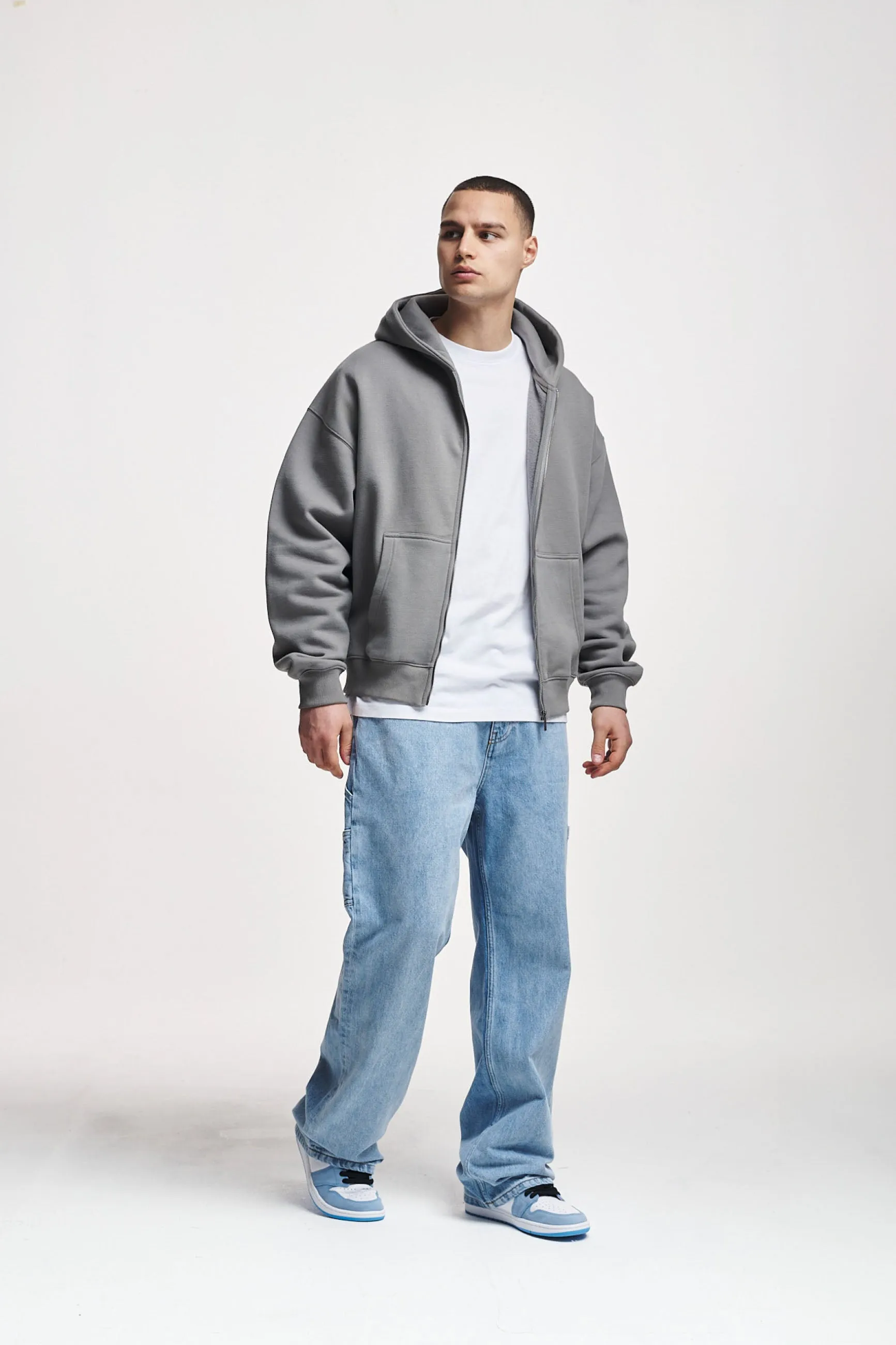 2Y Studios | ELADAN WORKER BAGGY JEANS | light blue