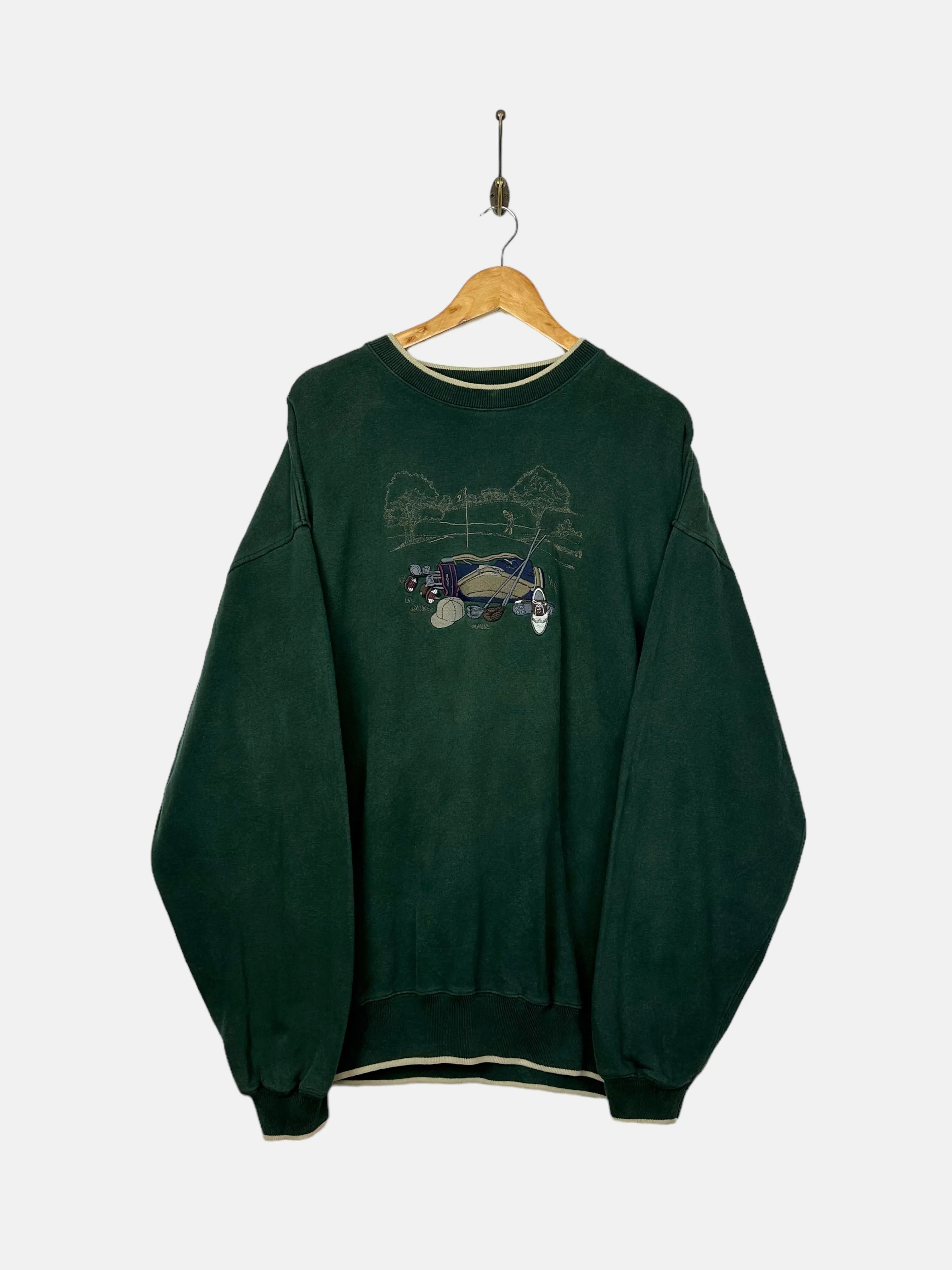 90's Golf Embroidered Vintage Sweatshirt Size XL-2XL