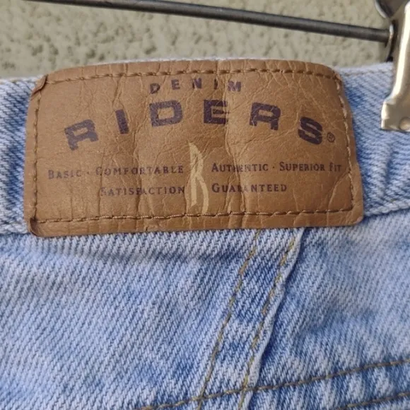 90s Riders High-waist Tapered Mom Jeans 30x34 12 Long