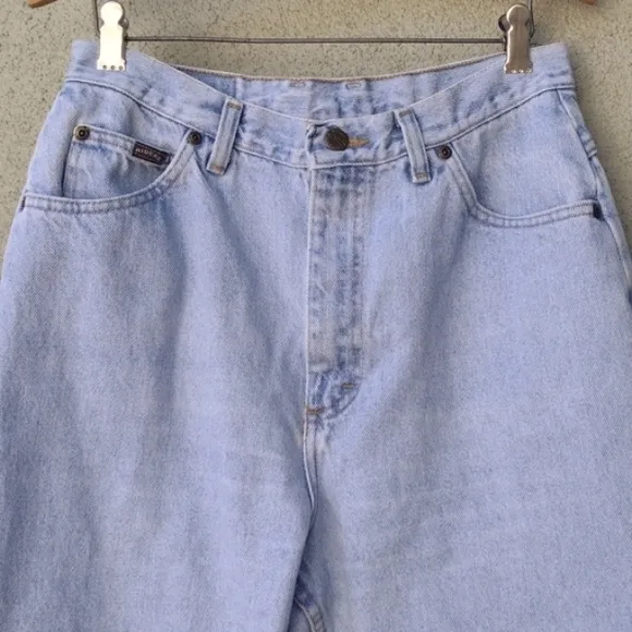 90s Riders High-waist Tapered Mom Jeans 30x34 12 Long