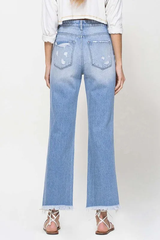 90's Vintage NonStretch Ankle Flare, Vervet by Flying Monkey