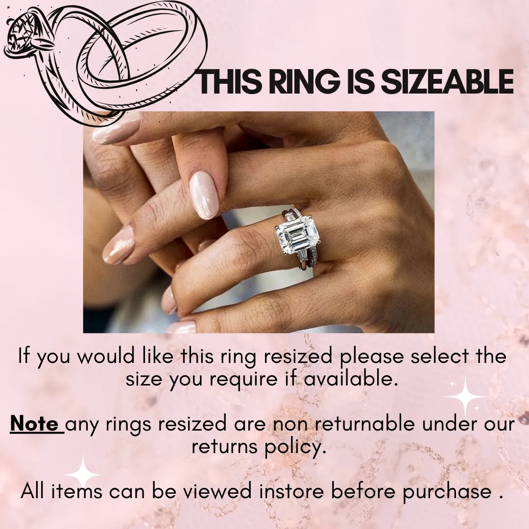 9ct White Gold D Shape Polished 6mm Band Wedding Ring