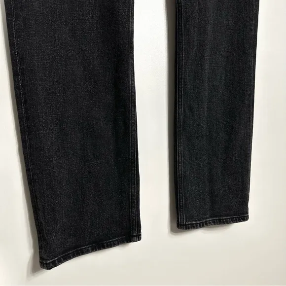 Abercrombie 90’s Straight Ultra High Rise Crossover Waistband Jeans