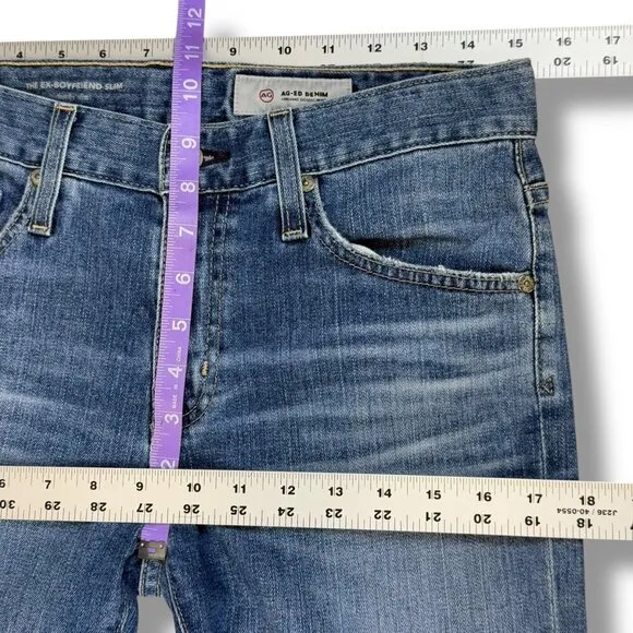 AG Adriano Goldschmied Jeans Womens Sz 26R AG-Ed Denim Ex-Boyfriend Slouchy Slim
