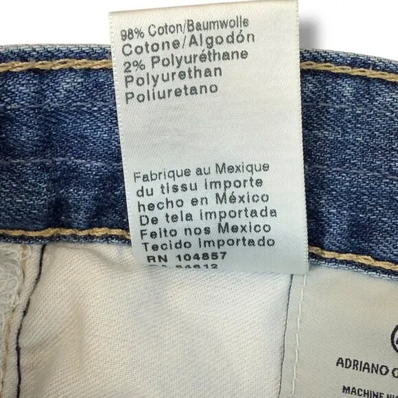 AG Adriano Goldschmied Jeans Womens Sz 26R AG-Ed Denim Ex-Boyfriend Slouchy Slim