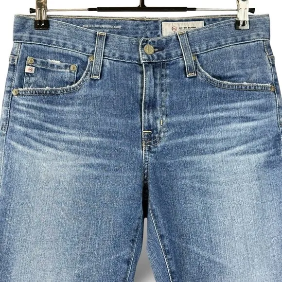 AG Adriano Goldschmied Jeans Womens Sz 26R AG-Ed Denim Ex-Boyfriend Slouchy Slim