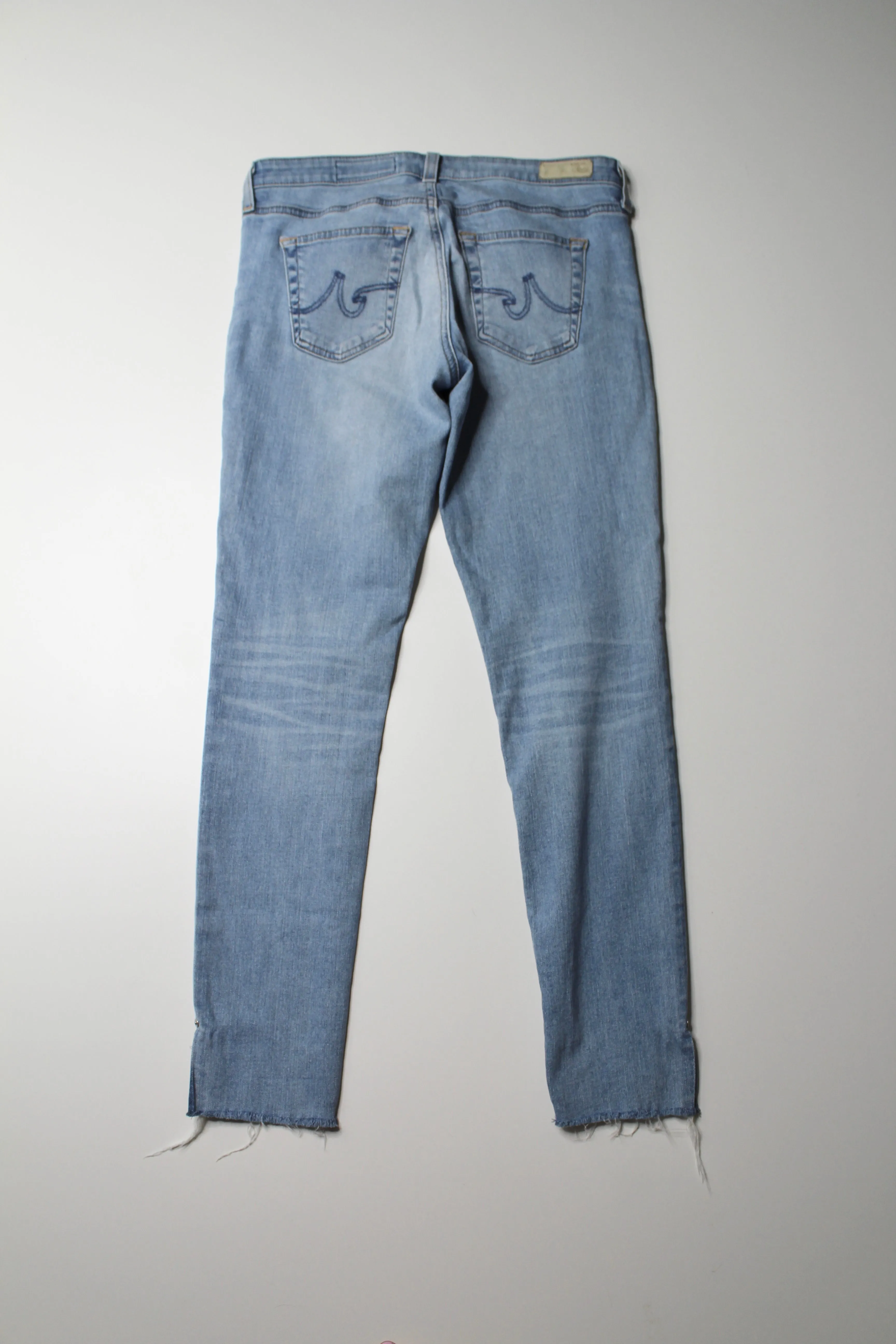 AG Jeans light wash legging ankle super skinny jeans, size 28