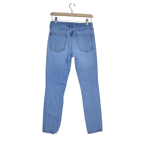 Agolde Womens 27 Willow Mid Rise Slim Crop Jeans