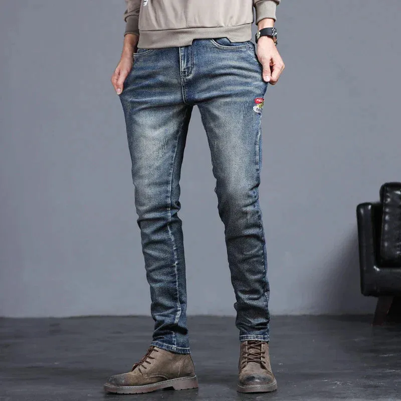 Albert – Vintage Slim Fit Jeans voor Heren