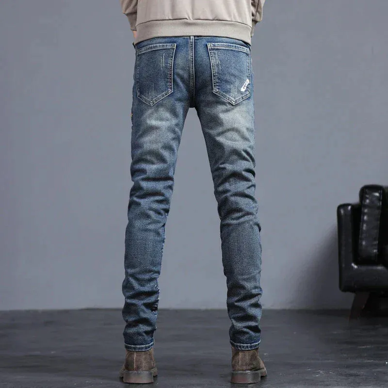 Albert – Vintage Slim Fit Jeans voor Heren