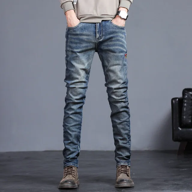 Albert – Vintage Slim Fit Jeans voor Heren