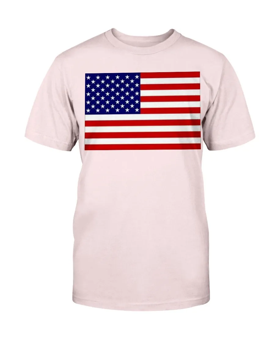 American Flag Gildan Cotton T-Shirt