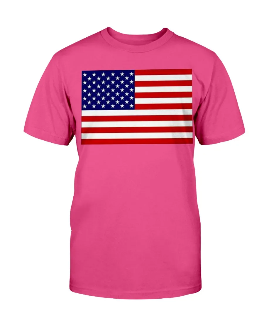 American Flag Gildan Cotton T-Shirt
