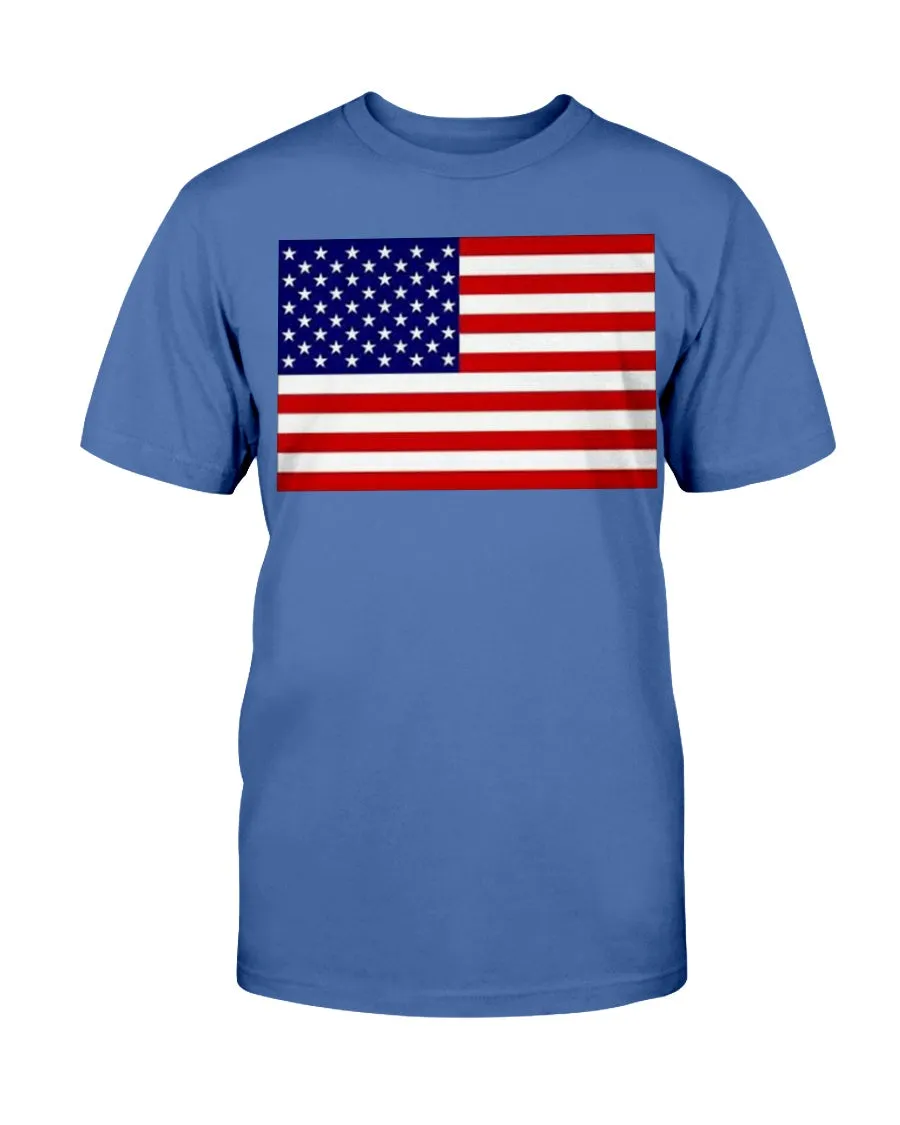 American Flag Gildan Cotton T-Shirt