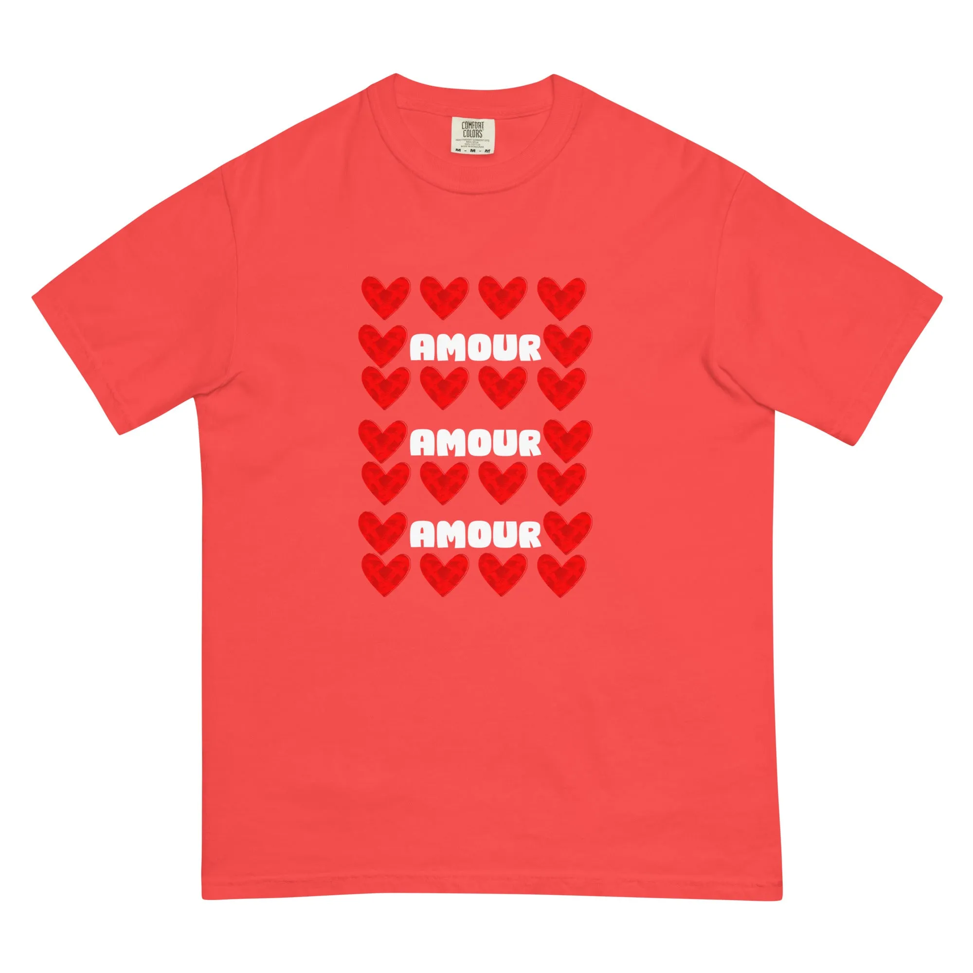 Amour Paprika garment-dyed heavyweight t-shirt