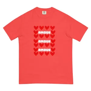Amour Paprika garment-dyed heavyweight t-shirt