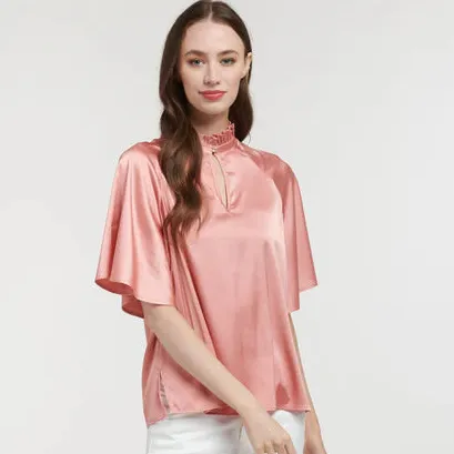 Angelica Satin Top - Sienna -By 365 Days