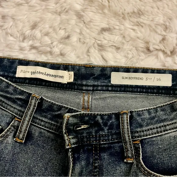 Anthropologie Pilcro Slim Boyfriend Jeans