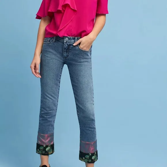 Anthropologie Pilcro Slim Boyfriend Jeans