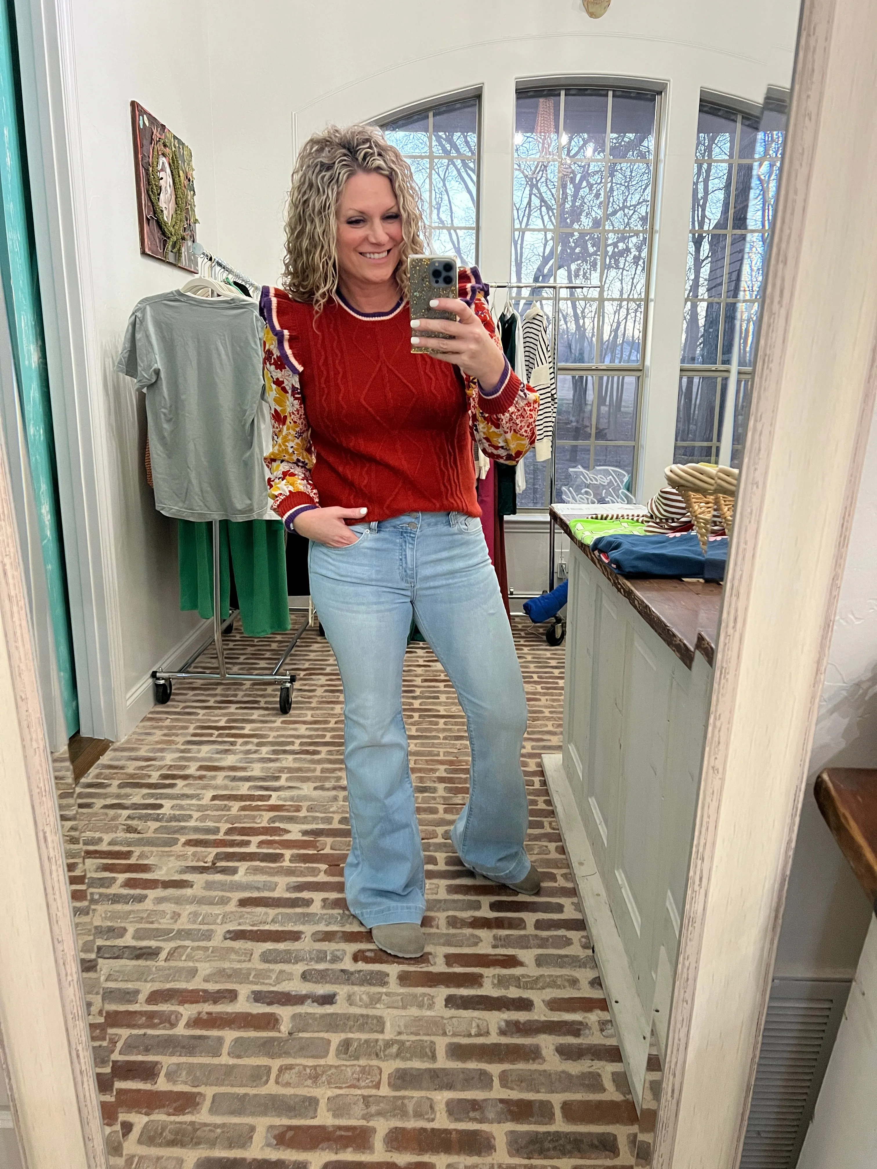 Ashlyn Light Flare Jeans