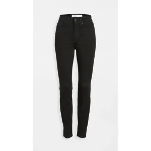 AYR Hi-Rise Skinny Jeans in Jet Black 28 x 26