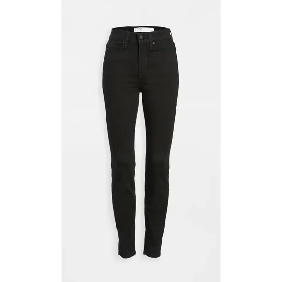 AYR Hi-Rise Skinny Jeans in Jet Black 28 x 26