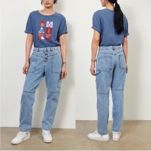 Ba&amp;sh Tanguy cotton cargo jeans 6