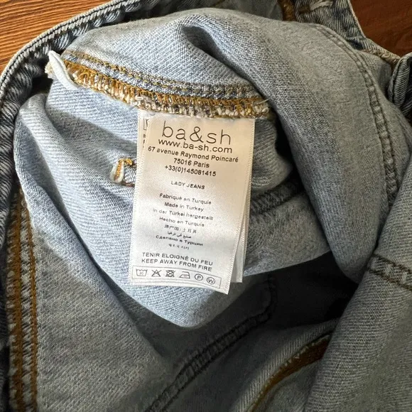 Ba&amp;sh Tanguy cotton cargo jeans 6