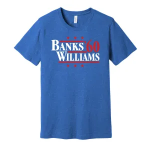 Banks & Williams '60 - Chicago Illinois Legends Political Campaign Parody T-Shirt - Hyper Than Hype Shirts