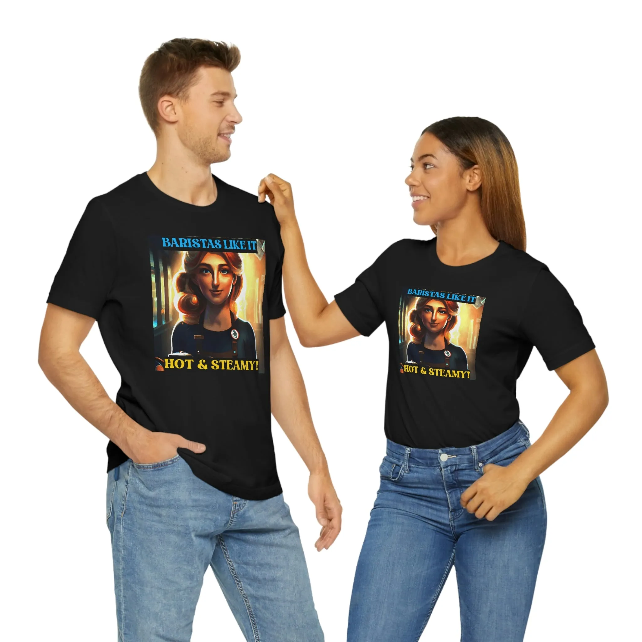 Baristas Like It Hot & Steamy! Short Sleeve Tee