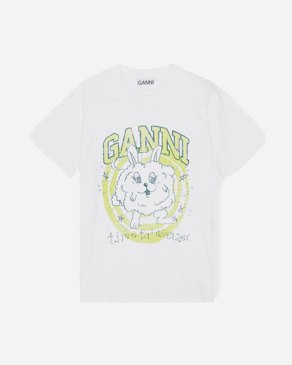 Basic Jersey Bunny Relaxed T-shirt - Bright White