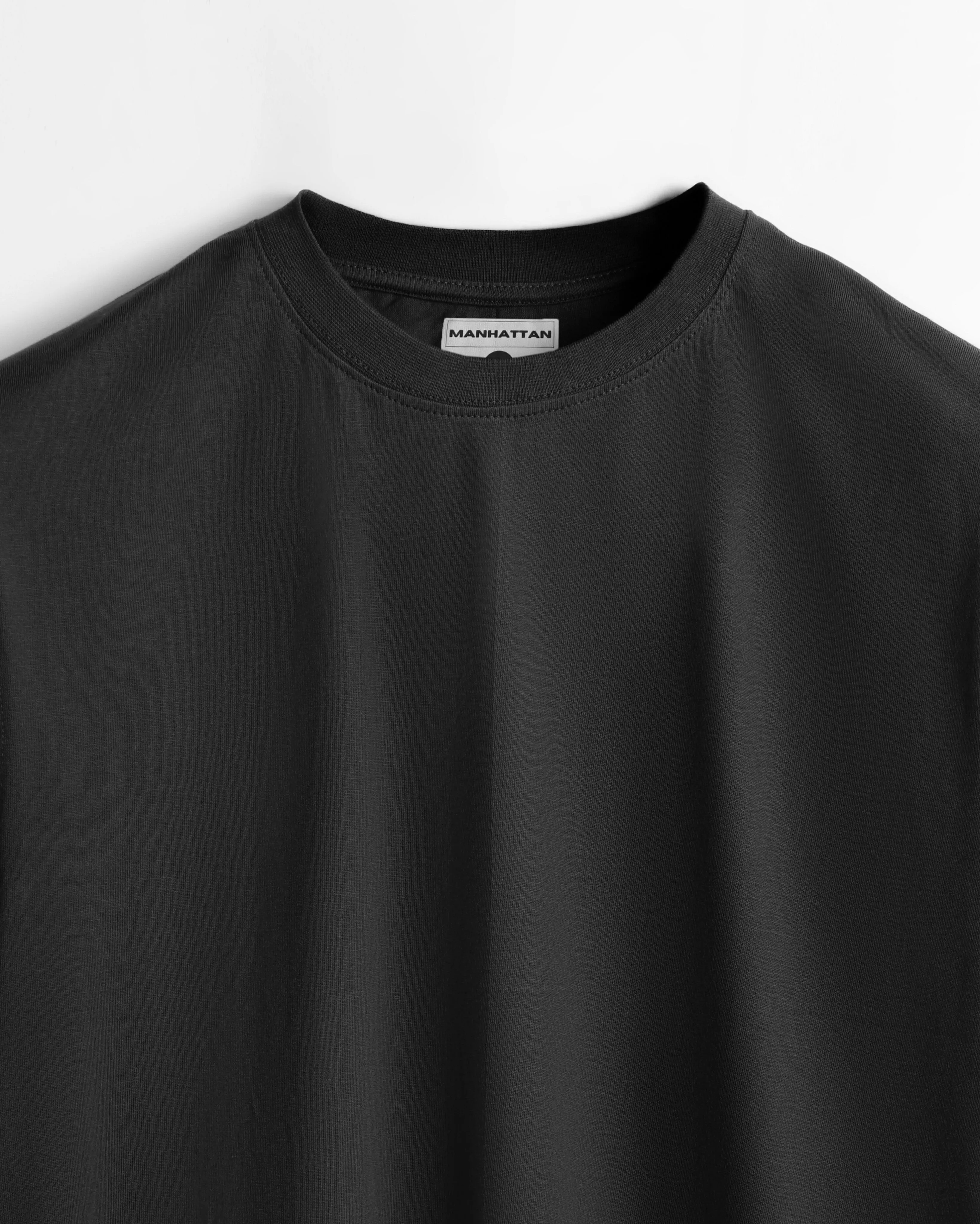 Basic Regular Fit T Shirts Unisex Black