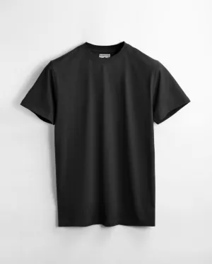 Basic Regular Fit T Shirts Unisex Black