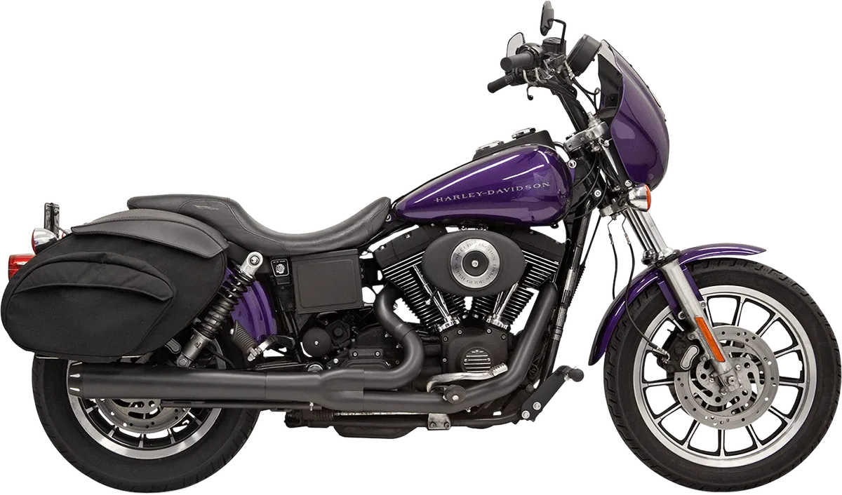 Bassani Manufacturing 13321R Road Rage 2:1 Long Megaphone Exhaust System - Black