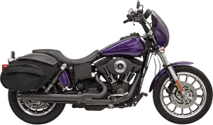 Bassani Manufacturing 13321R Road Rage 2:1 Long Megaphone Exhaust System - Black