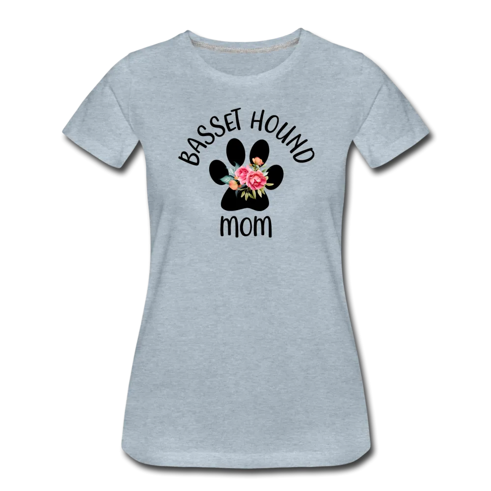 Basset Hound Mom Women’s Premium T-Shirt (CK1529)