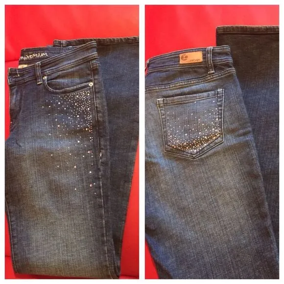 Beautiful jeans with stones