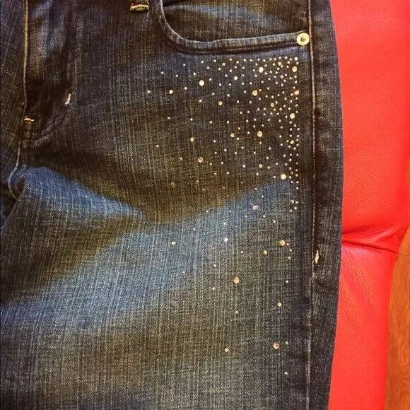 Beautiful jeans with stones